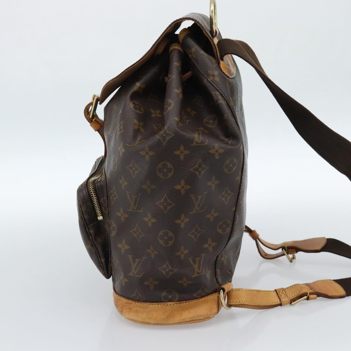 LOUIS VUITTON Monogram Montsouris GM Backpack M51135 LV Auth 178192