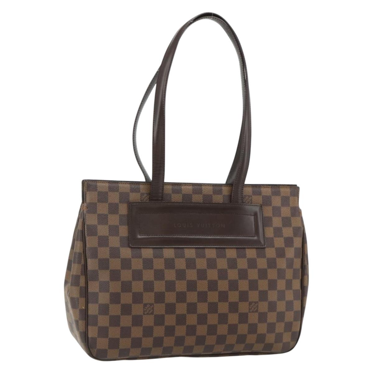 LOUIS VUITTON Damier Ebene Parioli PM Tote Bag N51123 LV Auth 178193A