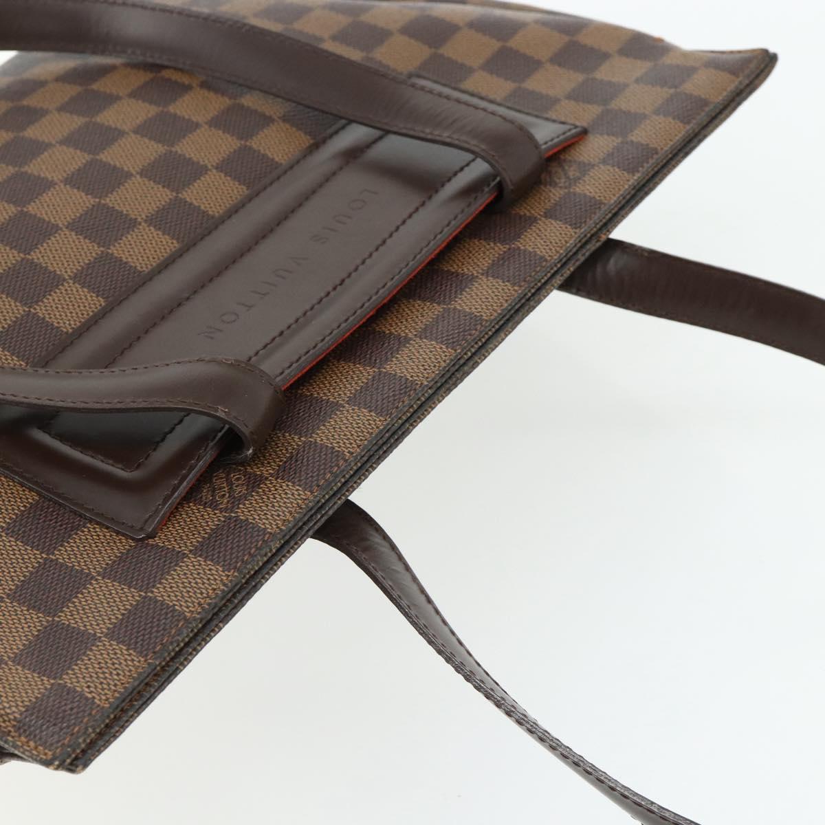LOUIS VUITTON Damier Ebene Parioli PM Tote Bag N51123 LV Auth 178193A