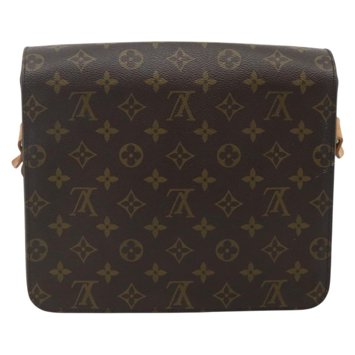 LOUIS VUITTON Monogram Cartouchiere GM Shoulder Bag M51252 LV Auth 178197