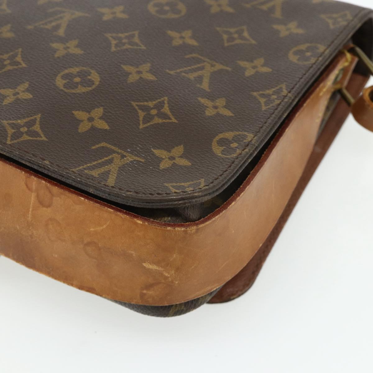 LOUIS VUITTON Monogram Cartouchiere GM Shoulder Bag M51252 LV Auth 178198