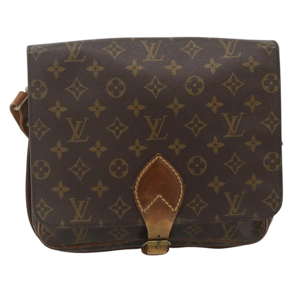 LOUIS VUITTON Monogram Cartouchiere GM Shoulder Bag M51252 LV Auth 178198