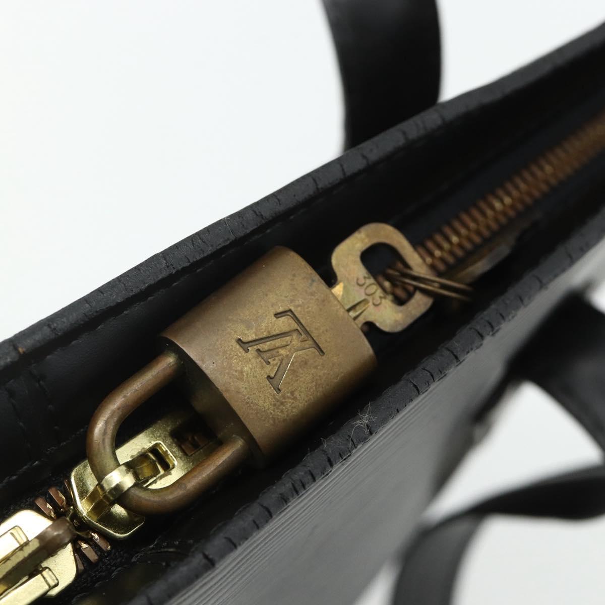 LOUIS VUITTON Epi Lussac Shoulder Bag Black M52282 LV Auth 178226A