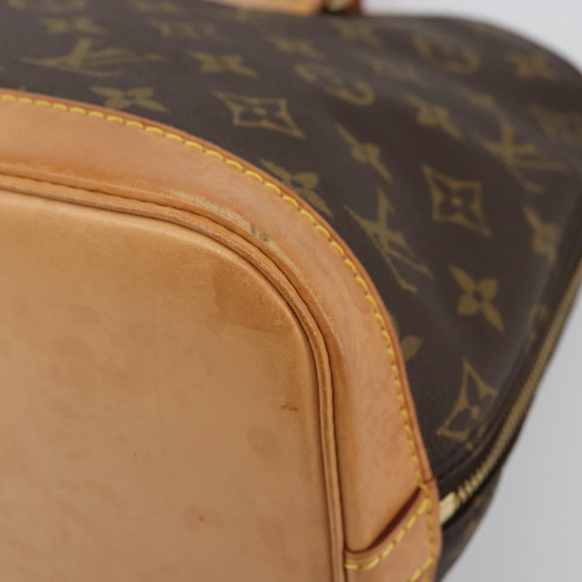 LOUIS VUITTON Monogram Alma Hand Bag M51130 LV Auth 178231