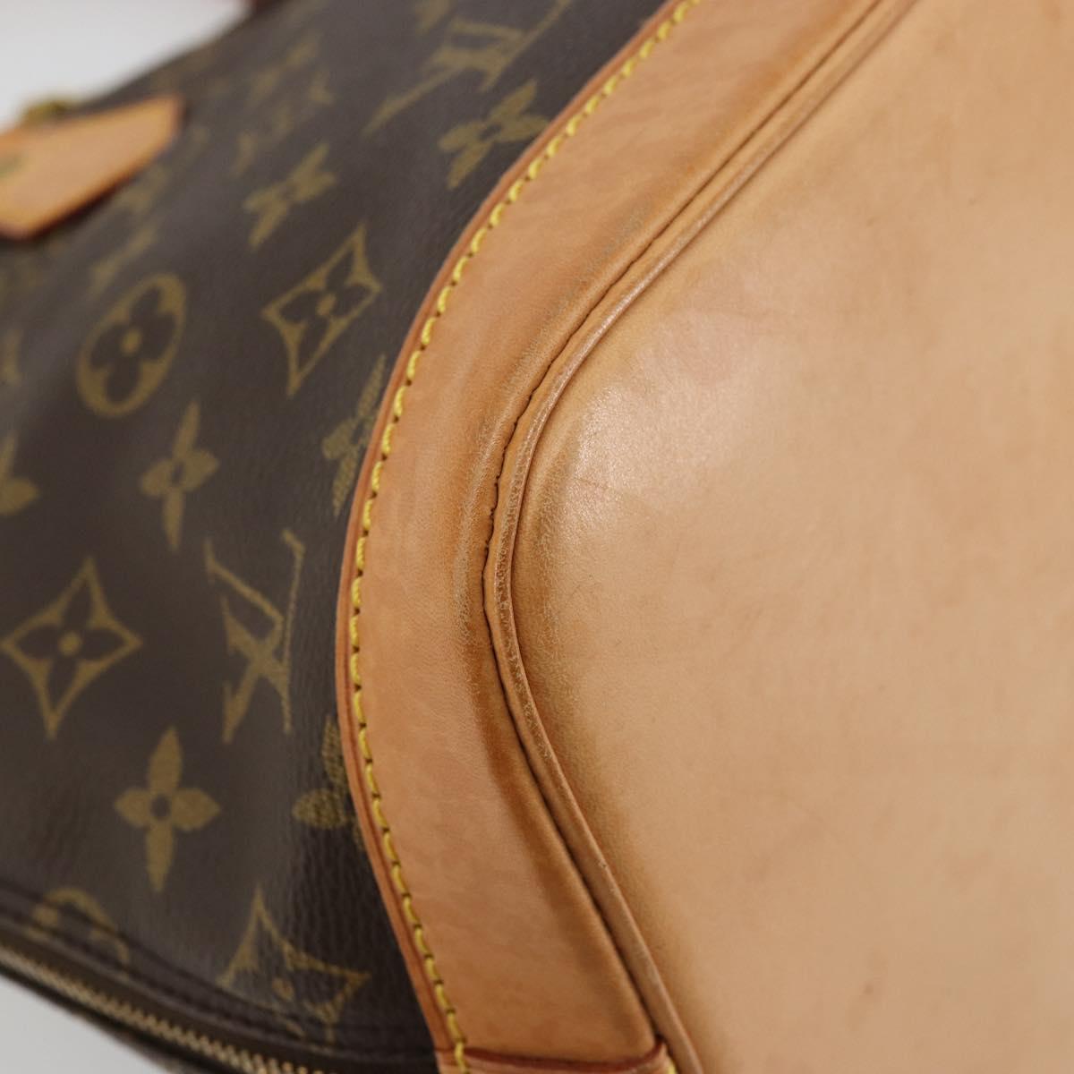 LOUIS VUITTON Monogram Alma Hand Bag M51130 LV Auth 178231