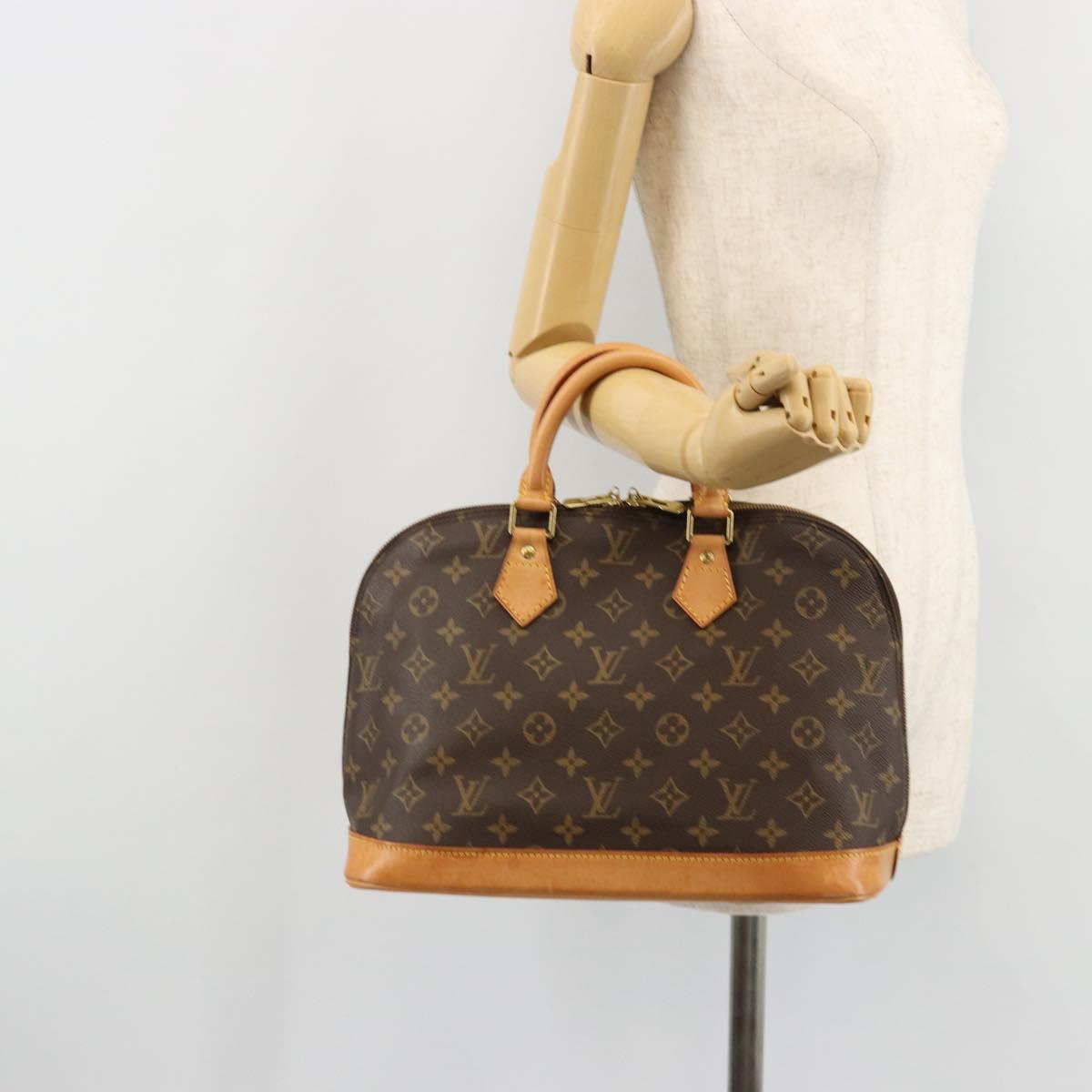 LOUIS VUITTON Monogram Alma Hand Bag M51130 LV Auth 178231
