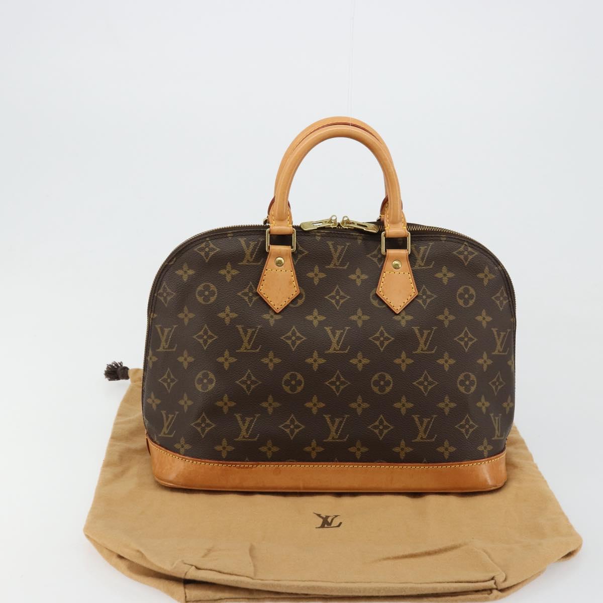 LOUIS VUITTON Monogram Alma Hand Bag M51130 LV Auth 178231