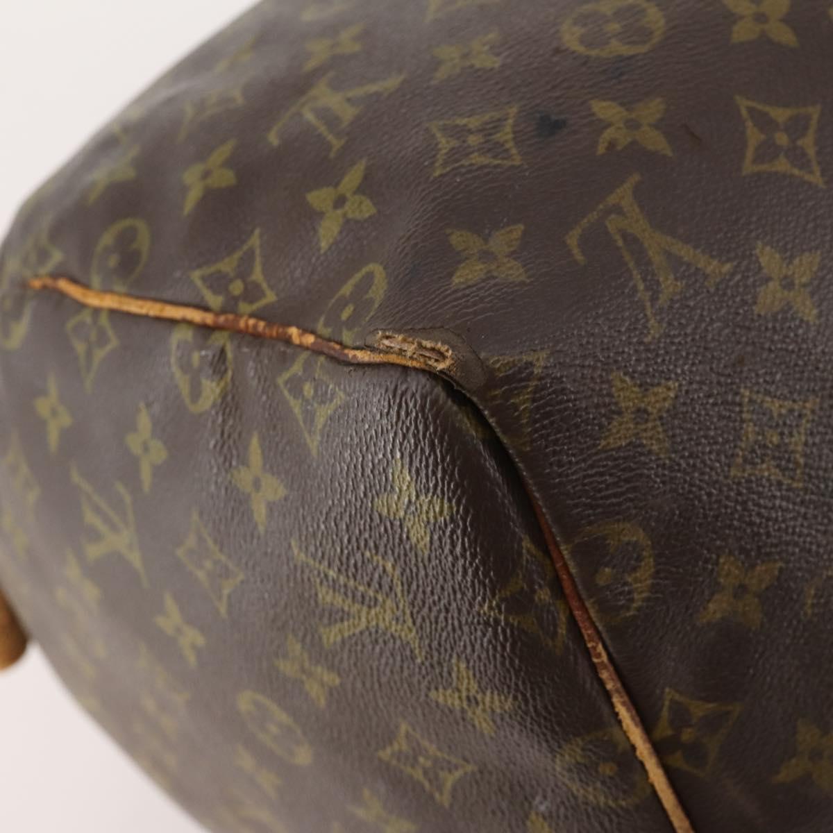 LOUIS VUITTON Monogram Keepall 55 Boston Bag M41424 LV Auth 178233