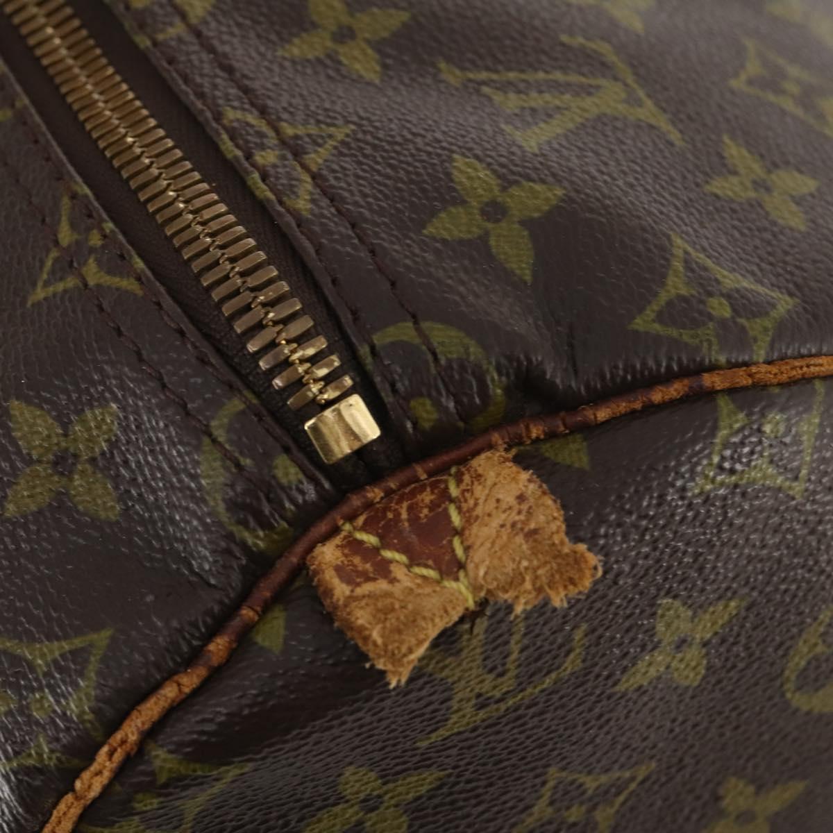 LOUIS VUITTON Monogram Keepall 55 Boston Bag M41424 LV Auth 178233