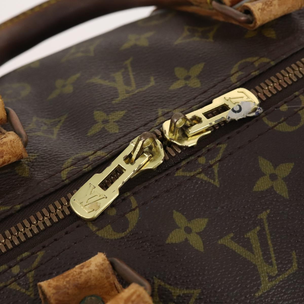 LOUIS VUITTON Monogram Keepall 55 Boston Bag M41424 LV Auth 178233