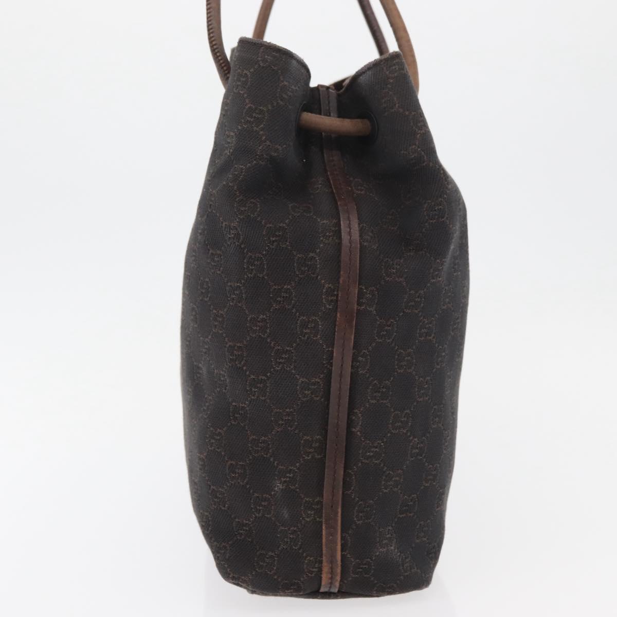 GUCCI GG Canvas Shoulder Bag Brown 101341 Auth 178264