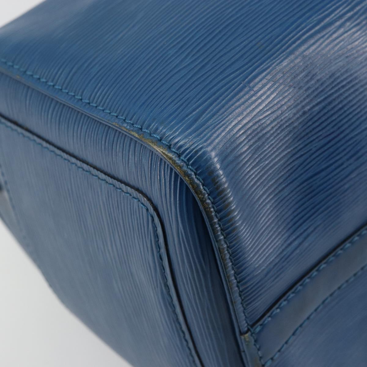 LOUIS VUITTON Epi Speedy 30 Hand Bag Toledo Blue M43005 LV Auth 178278A