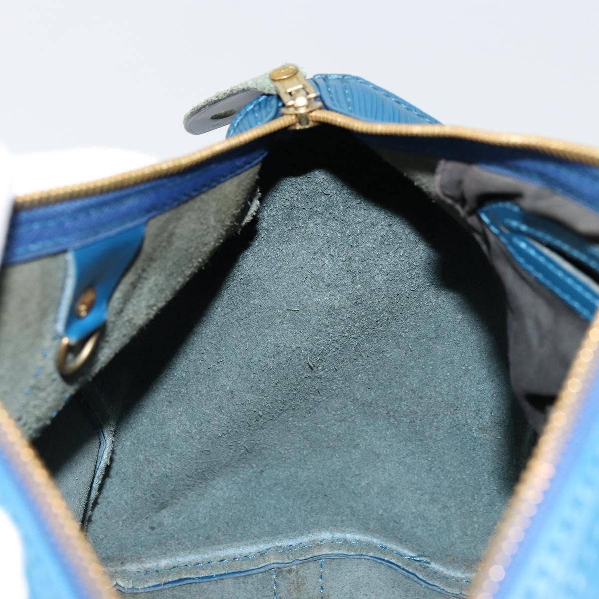 LOUIS VUITTON Epi Speedy 30 Hand Bag Toledo Blue M43005 LV Auth 178278A