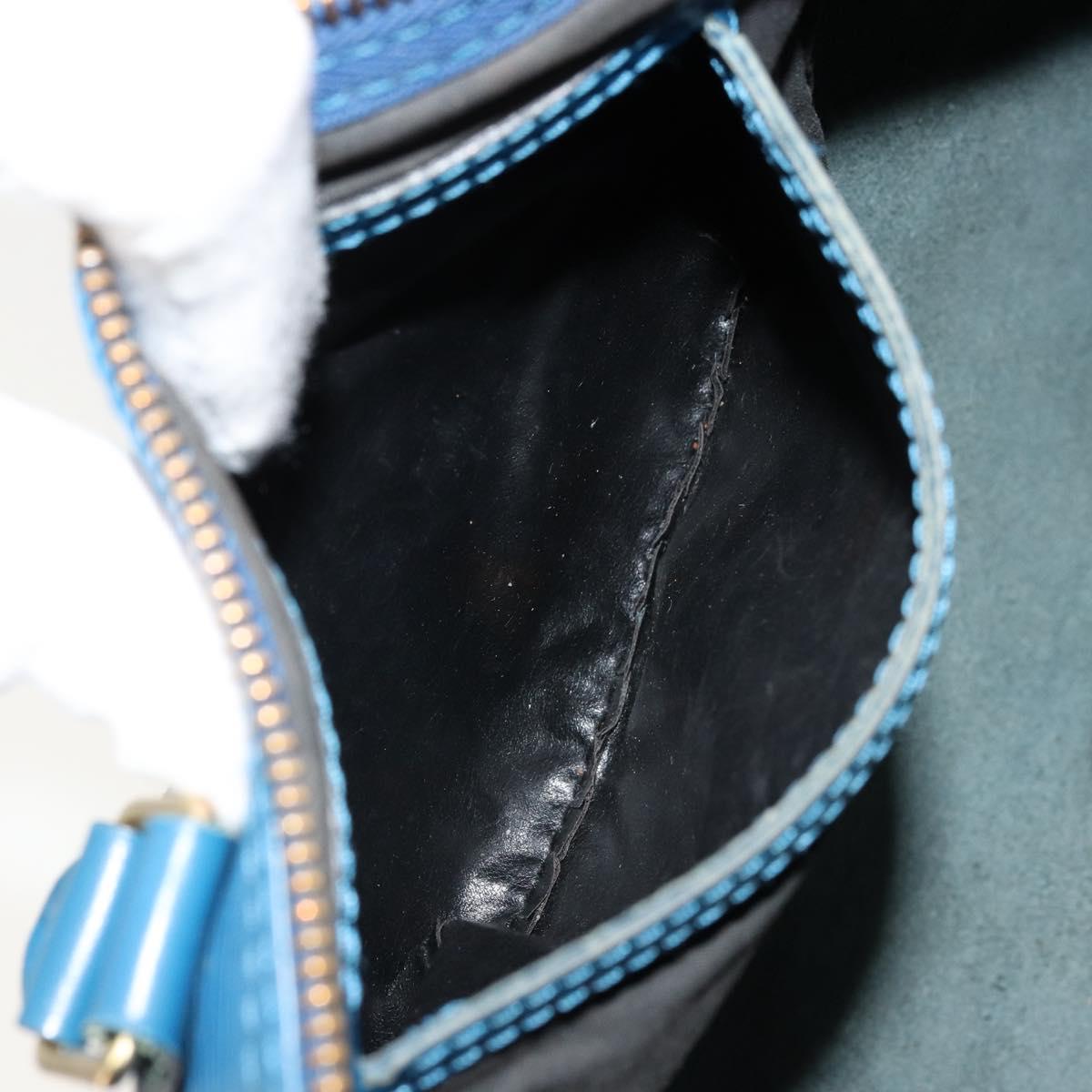 LOUIS VUITTON Epi Speedy 30 Hand Bag Toledo Blue M43005 LV Auth 178278A