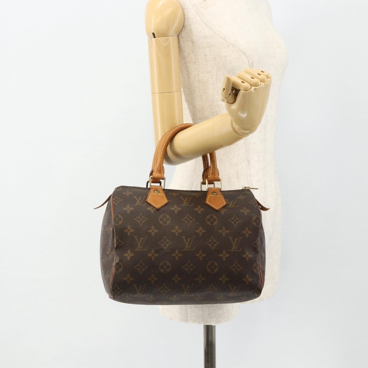 LOUIS VUITTON Monogram Speedy 25 Hand Bag M41528 LV Auth 178283A