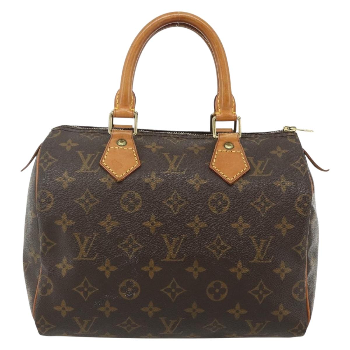 LOUIS VUITTON Monogram Speedy 25 Hand Bag M41528 LV Auth 178283A