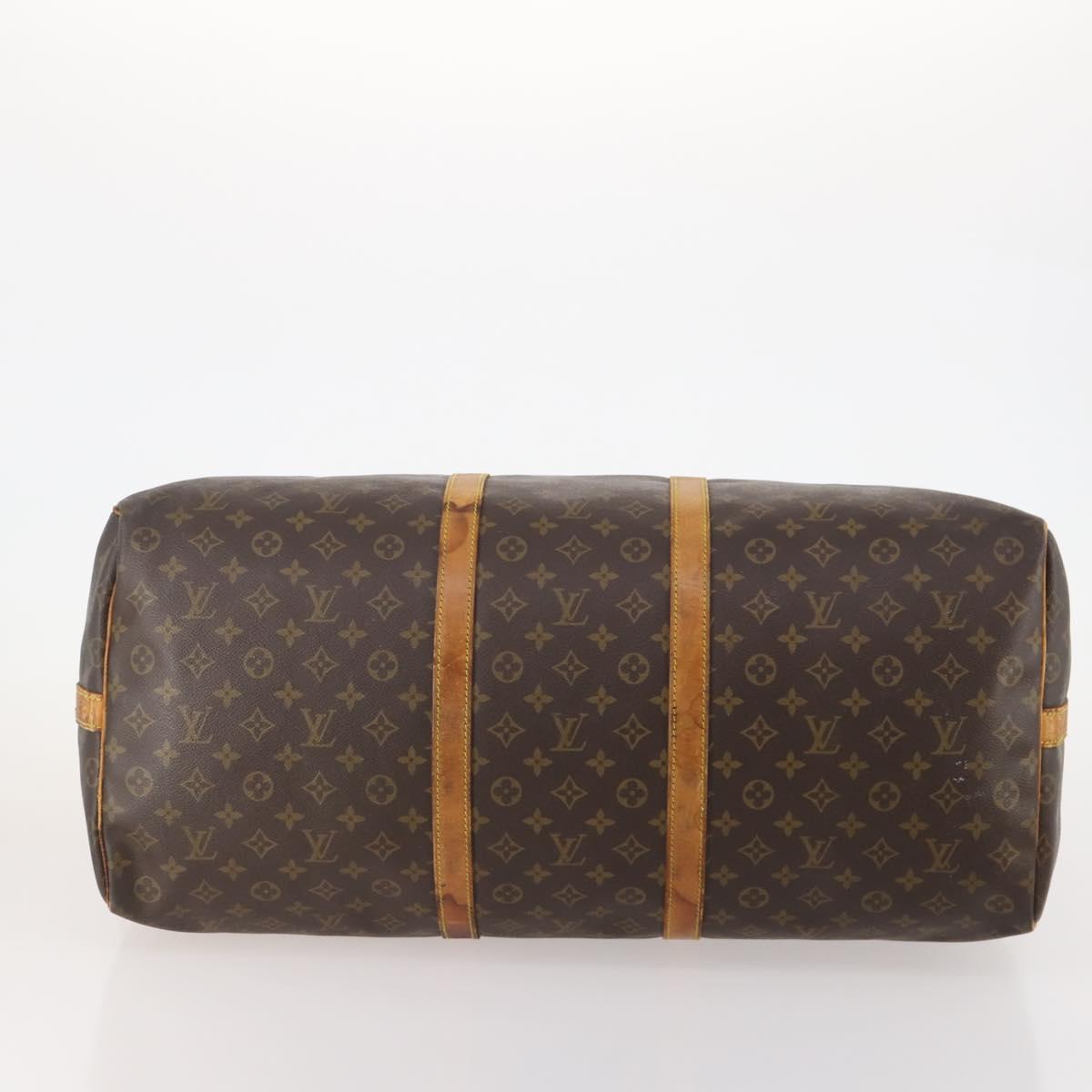 LOUIS VUITTON Monogram Keepall Bandouliere 60 Boston Bag M41412 LV Auth 178341