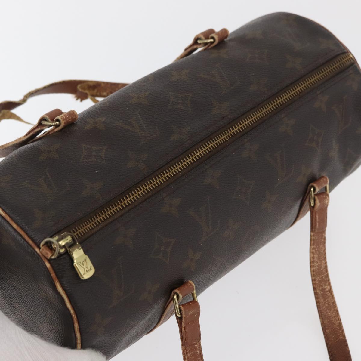 LOUIS VUITTON Monogram Papillon 30 Hand Bag M51385 LV Auth 178344