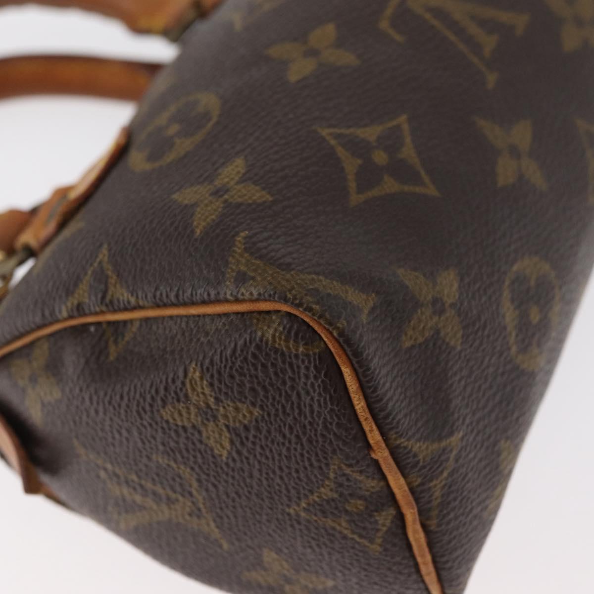 LOUIS VUITTON Monogram Mini Speedy Hand Bag M41534 LV Auth 178347