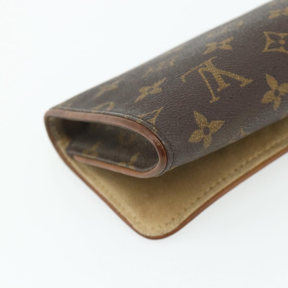 LOUIS VUITTON Monogram Pochette Twin GM Shoulder Bag M51852 LV Auth 178352