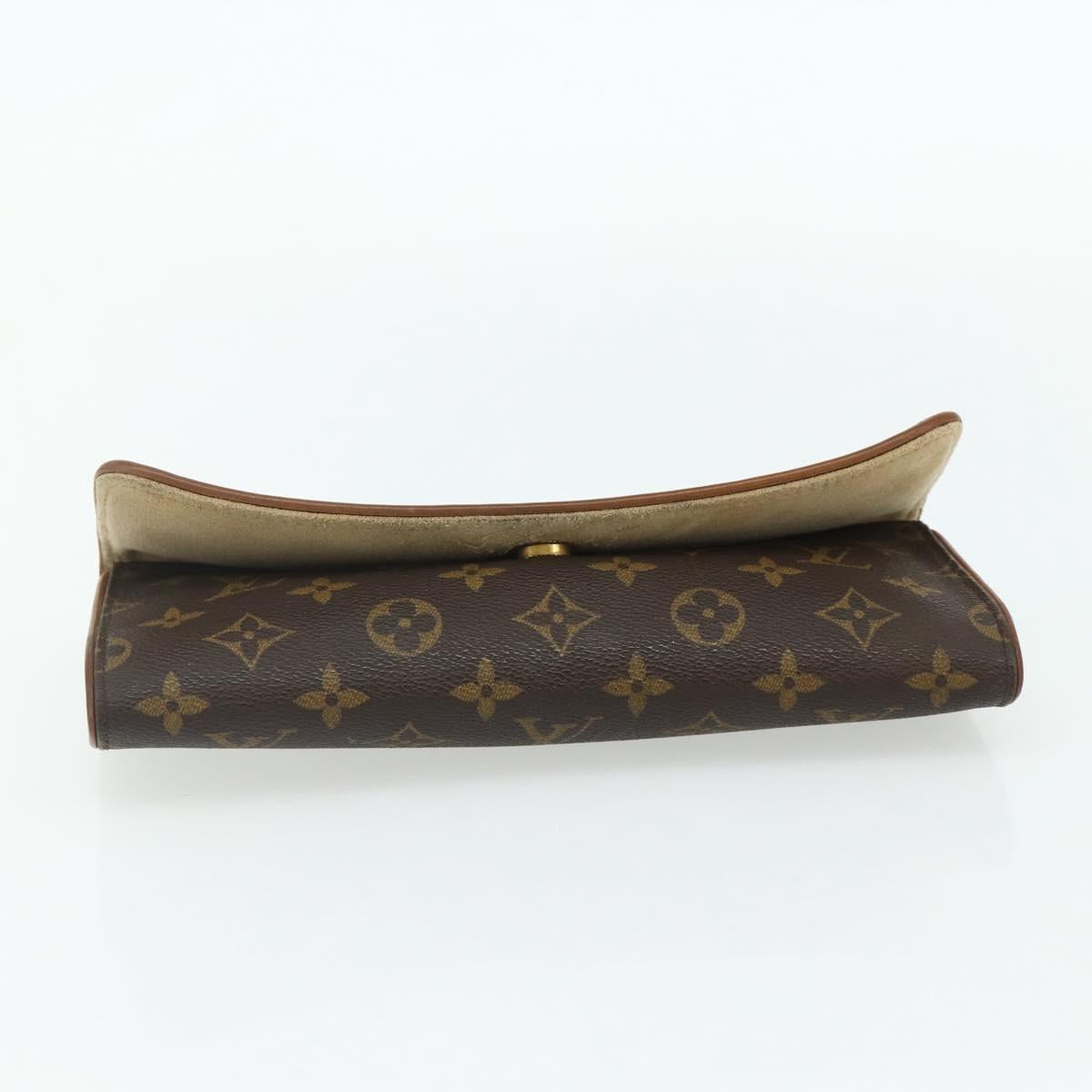 LOUIS VUITTON Monogram Pochette Twin GM Shoulder Bag M51852 LV Auth 178352