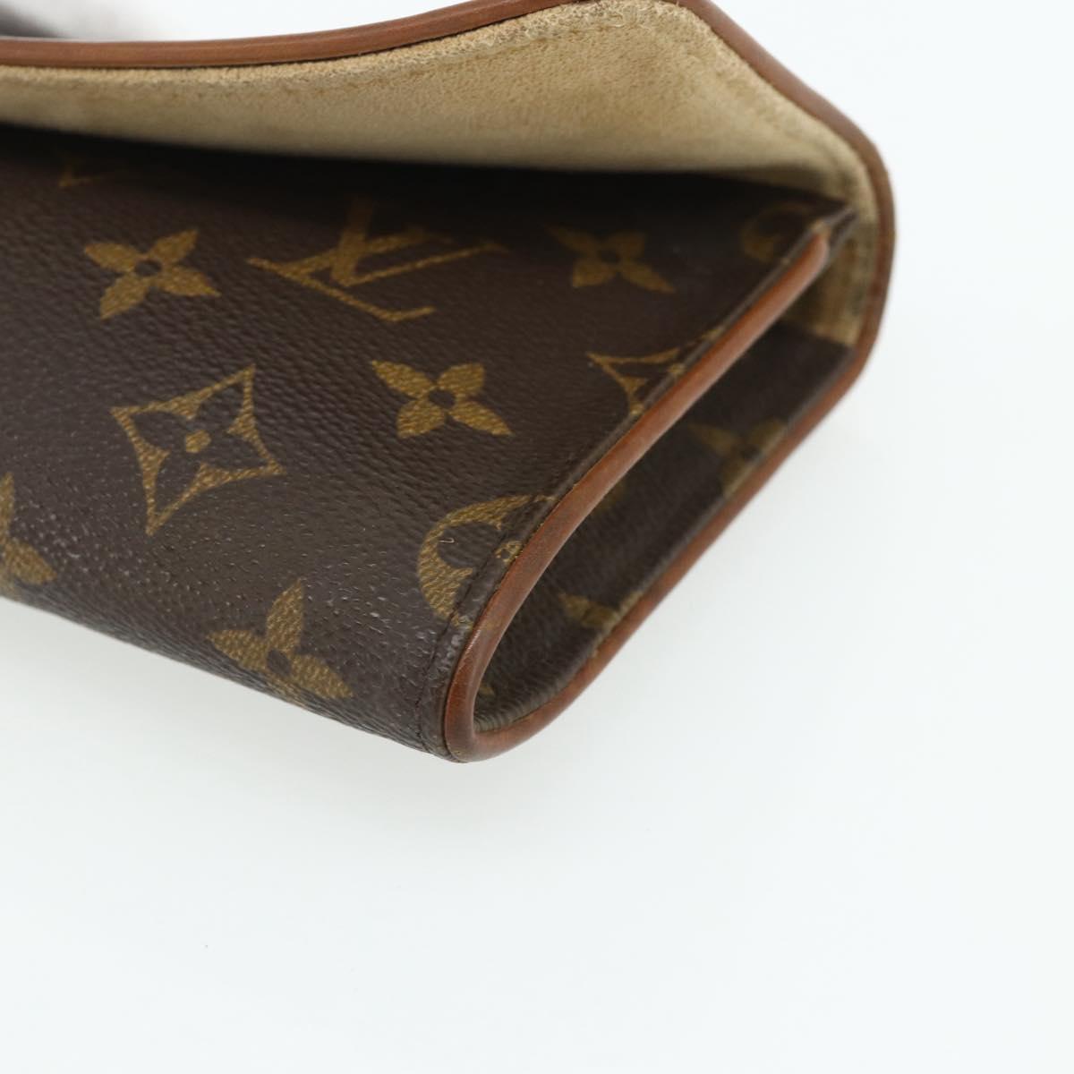 LOUIS VUITTON Monogram Pochette Twin GM Shoulder Bag M51852 LV Auth 178352