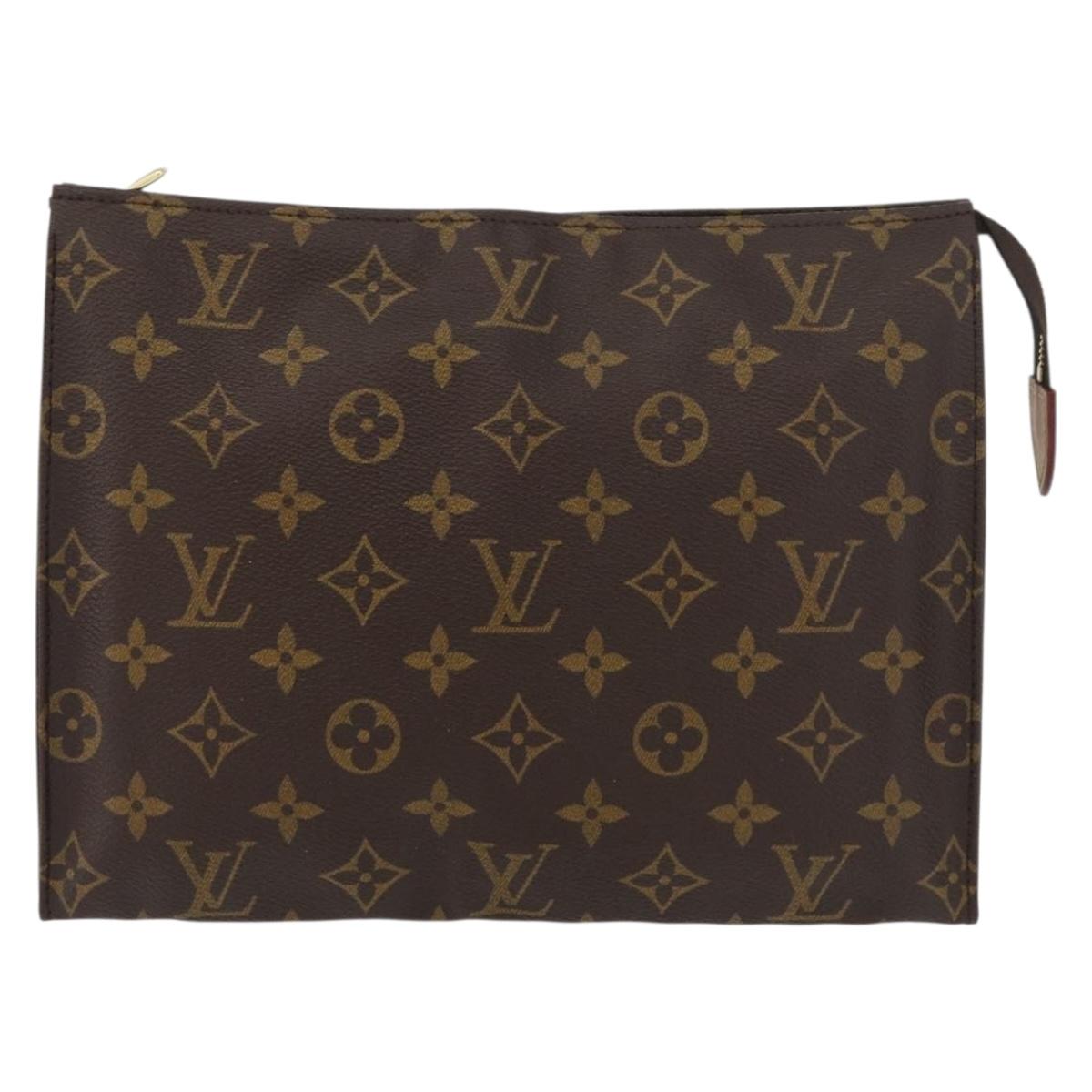LOUIS VUITTON Monogram Poche Toilette 26 Pouch M47542 LV Auth 178360A