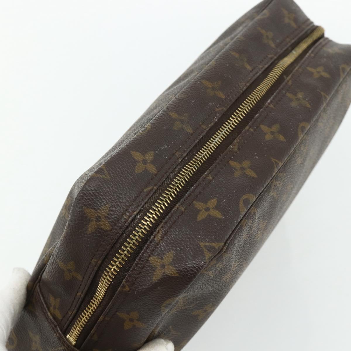 LOUIS VUITTON Monogram Trousse Toilette 28 Clutch Bag M47522 LV Auth 178361