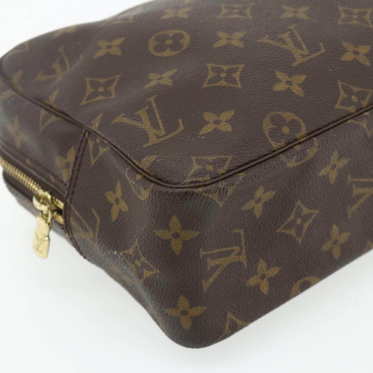 LOUIS VUITTON Monogram Trousse Toilette 28 Clutch Bag M47522 LV Auth 178361