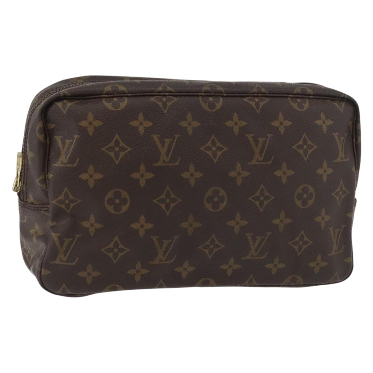LOUIS VUITTON Monogram Trousse Toilette 28 Clutch Bag M47522 LV Auth 178362