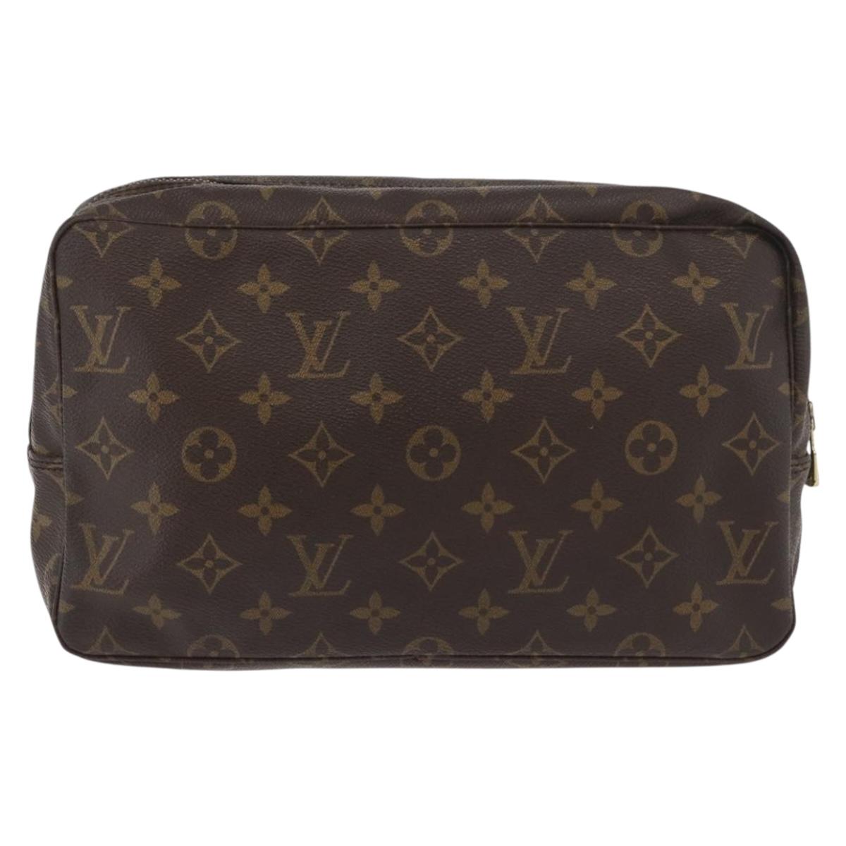 LOUIS VUITTON Monogram Trousse Toilette 28 Clutch Bag M47522 LV Auth 178362