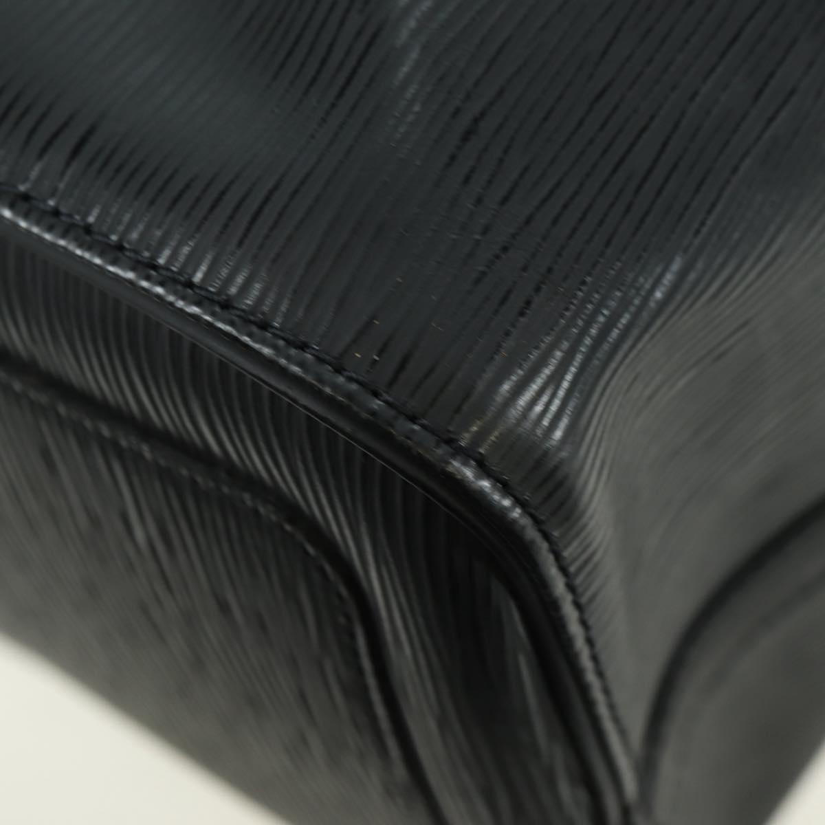 LOUIS VUITTON Epi Keepall 45 Boston Bag Black M42972 LV Auth 178370SAV