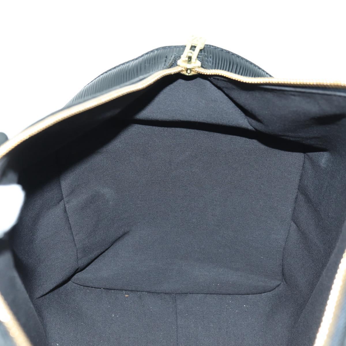 LOUIS VUITTON Epi Keepall 45 Boston Bag Black M42972 LV Auth 178370SAV