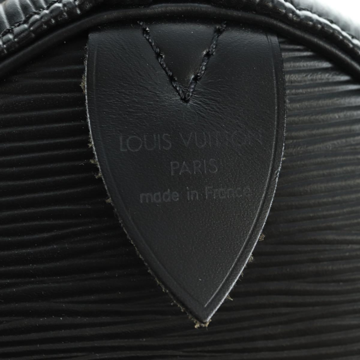 LOUIS VUITTON Epi Speedy 35 Hand Bag Black M42992 LV Auth 178372SAV