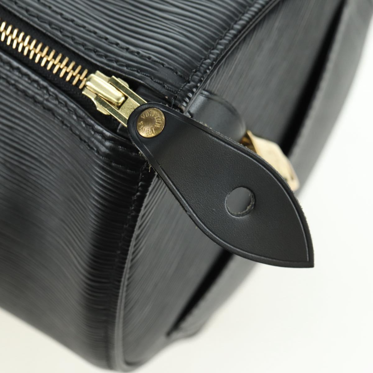 LOUIS VUITTON Epi Speedy 35 Hand Bag Black M42992 LV Auth 178372SAV