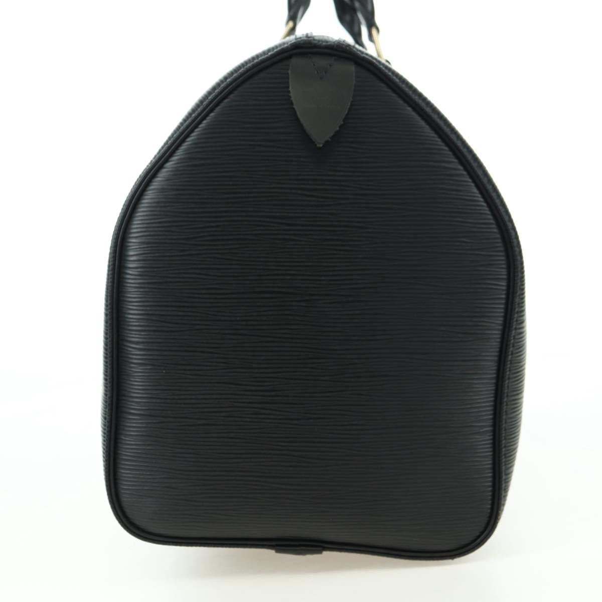 LOUIS VUITTON Epi Speedy 35 Hand Bag Black M42992 LV Auth 178372SAV