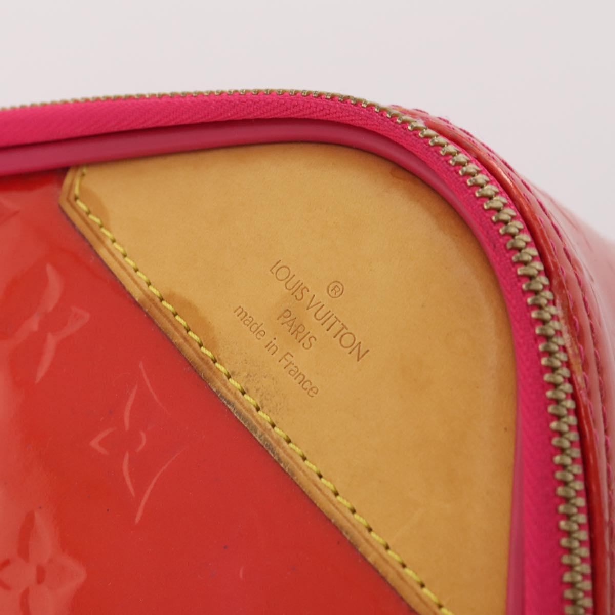 LOUIS VUITTON Monogram Vernis Pegas 45 Suitcase Rose Pop M93713 LV Auth 178376