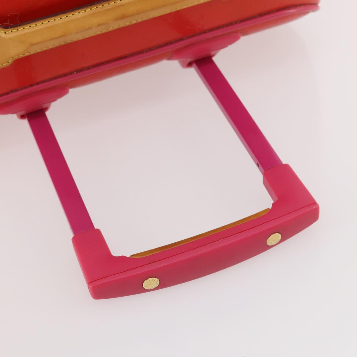 LOUIS VUITTON Monogram Vernis Pegas 45 Suitcase Rose Pop M93713 LV Auth 178376