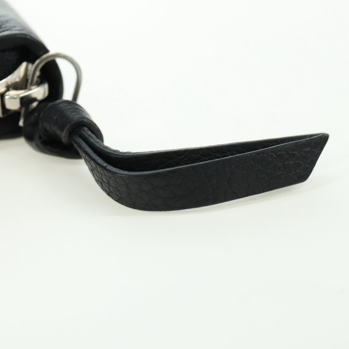 LOUIS VUITTON Zippy Rock Me Long Wallet Leather Black M62622 LV Auth 178386M