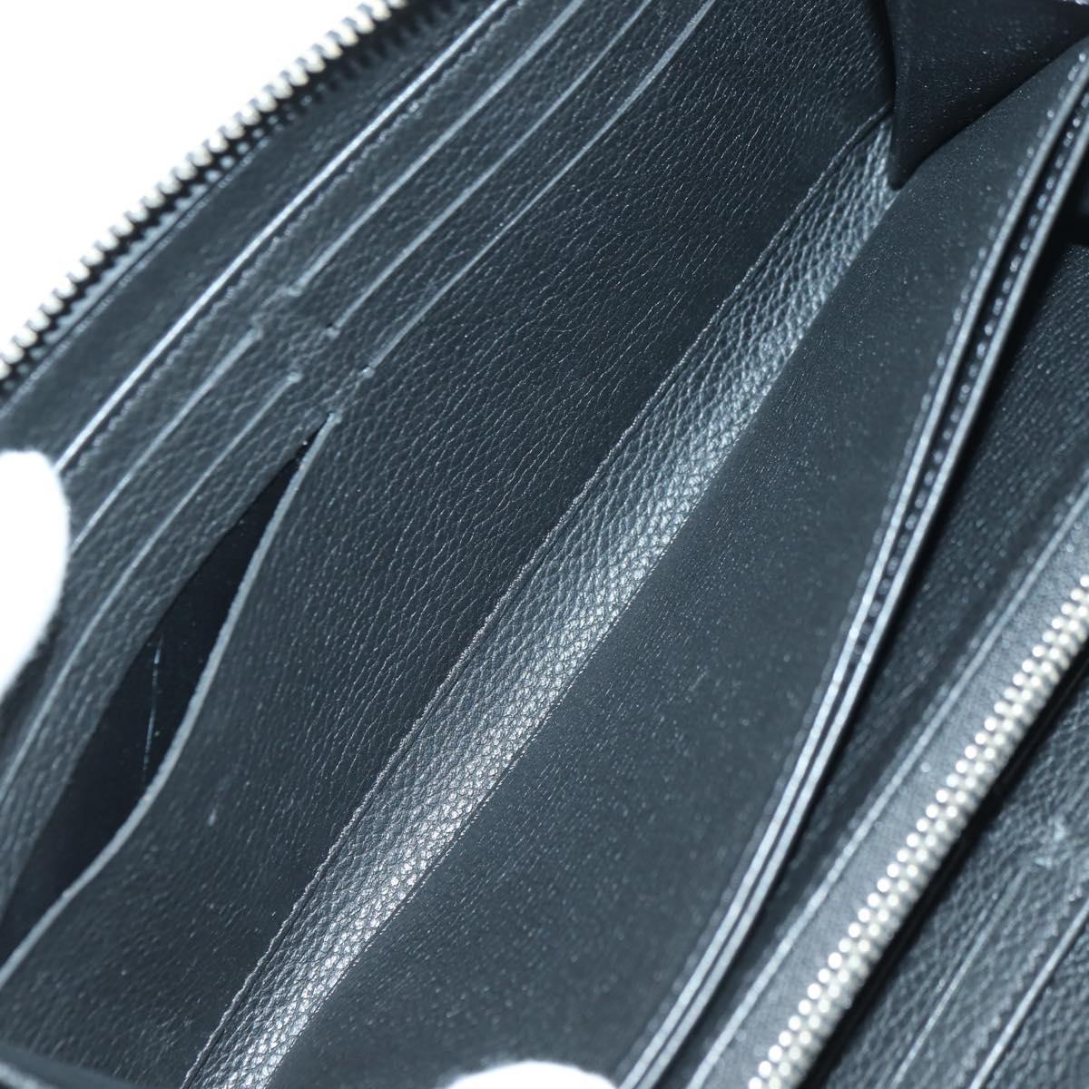 LOUIS VUITTON Zippy Rock Me Long Wallet Leather Black M62622 LV Auth 178386M