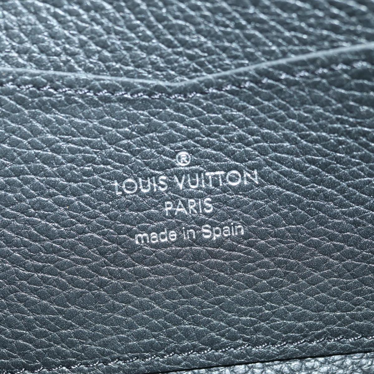 LOUIS VUITTON Zippy Rock Me Long Wallet Leather Black M62622 LV Auth 178386M