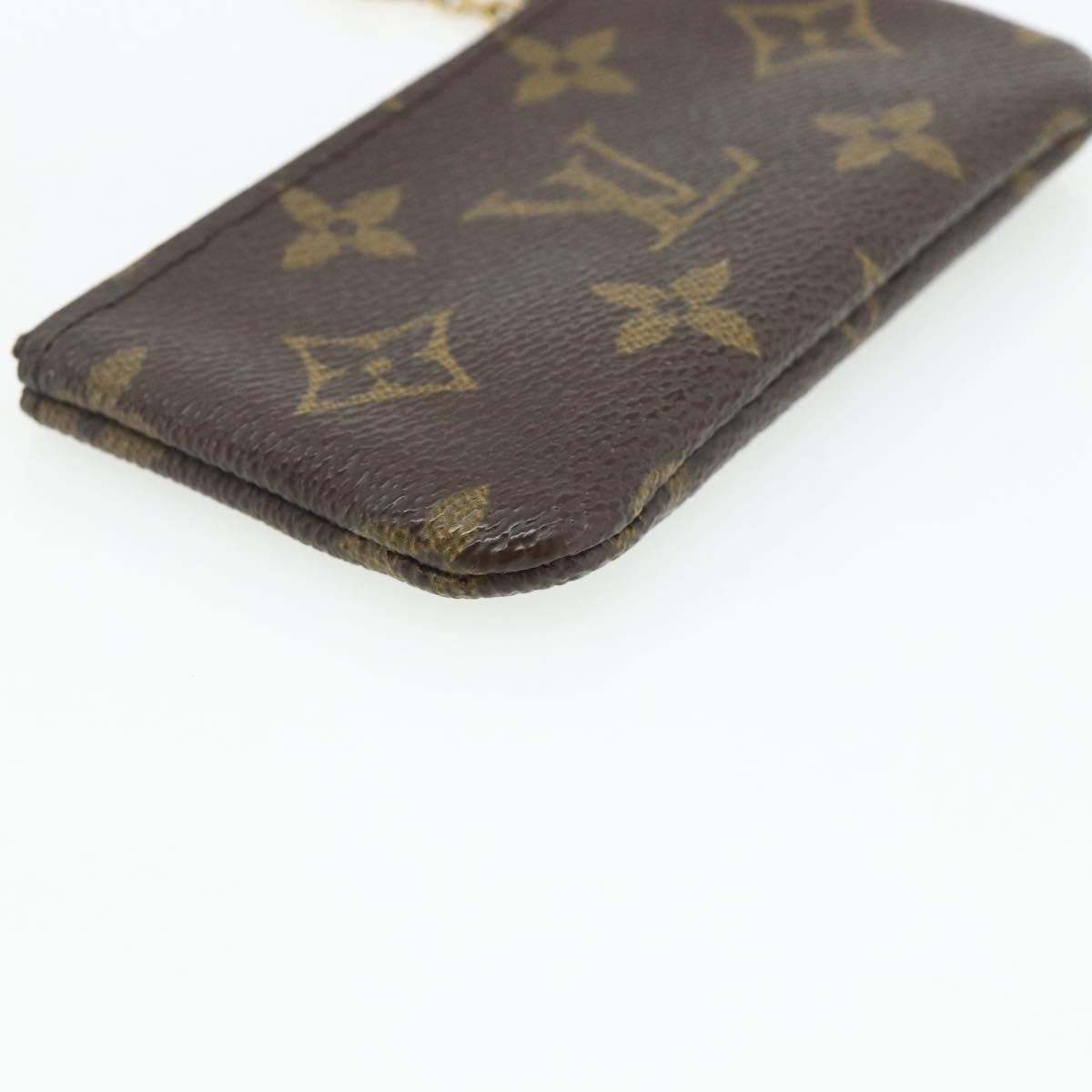 LOUIS VUITTON Monogram Pochette Cles Coin Purse M62650 LV Auth 178389A