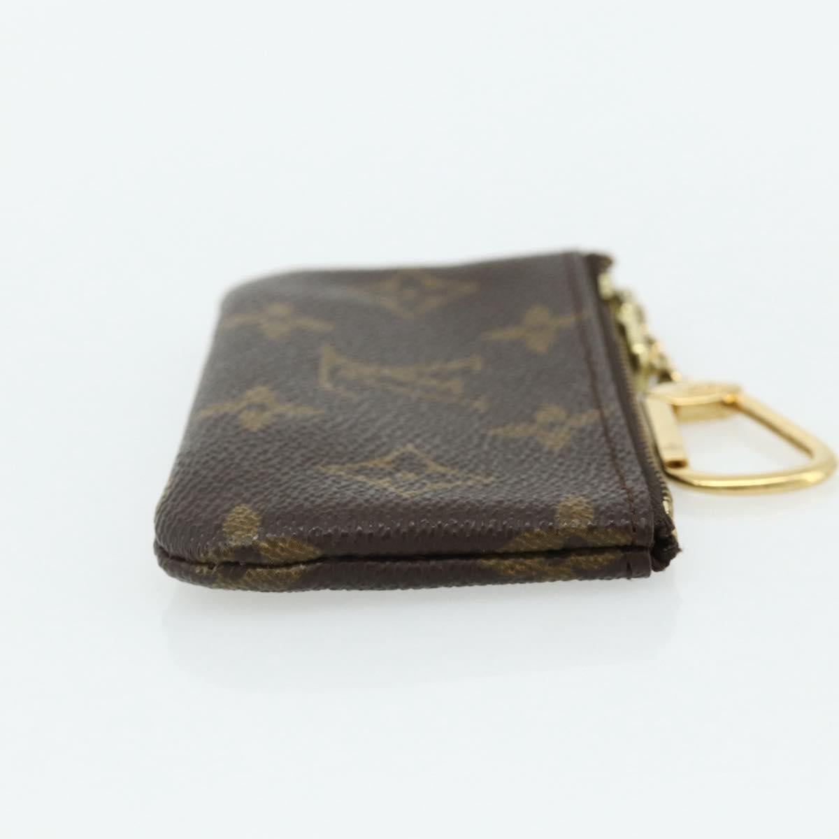 LOUIS VUITTON Monogram Pochette Cles Coin Purse M62650 LV Auth 178389A