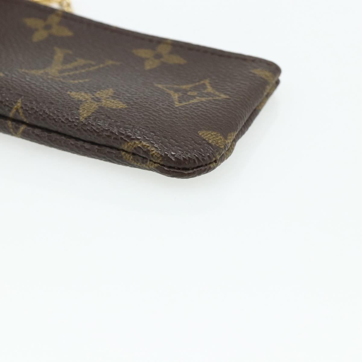 LOUIS VUITTON Monogram Pochette Cles Coin Purse M62650 LV Auth 178389A