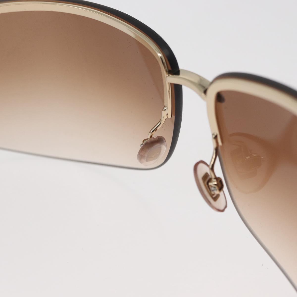 GUCCI Sunglasses metal Brown Auth 178391M