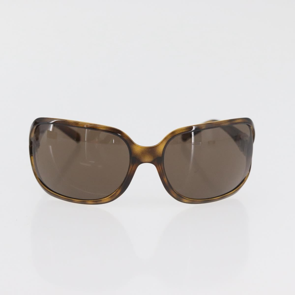 DOLCE&GABBANA Tortoise Pattern Sunglasses plastic 2 Set Brown Auth 178392