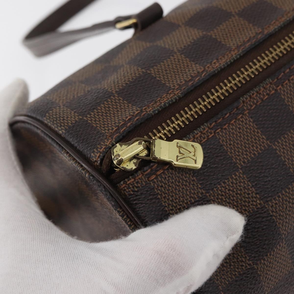 LOUIS VUITTON Damier Ebene Papillon 30 Hand Bag N51303 LV Auth 178393SAV