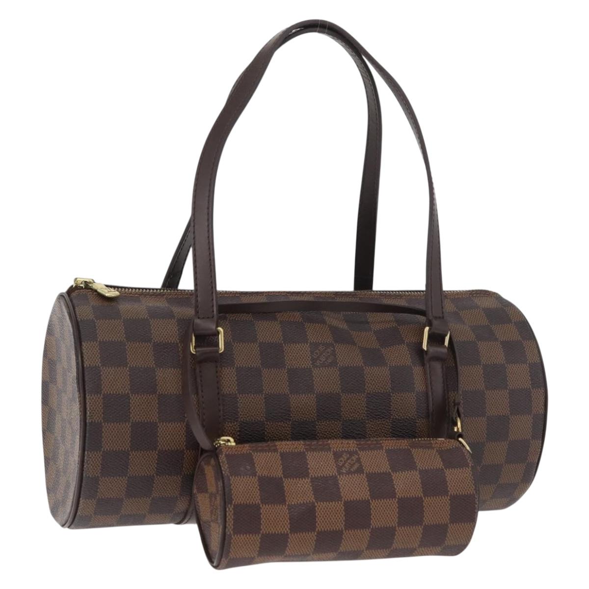 LOUIS VUITTON Damier Ebene Papillon 30 Hand Bag N51303 LV Auth 178393SAV