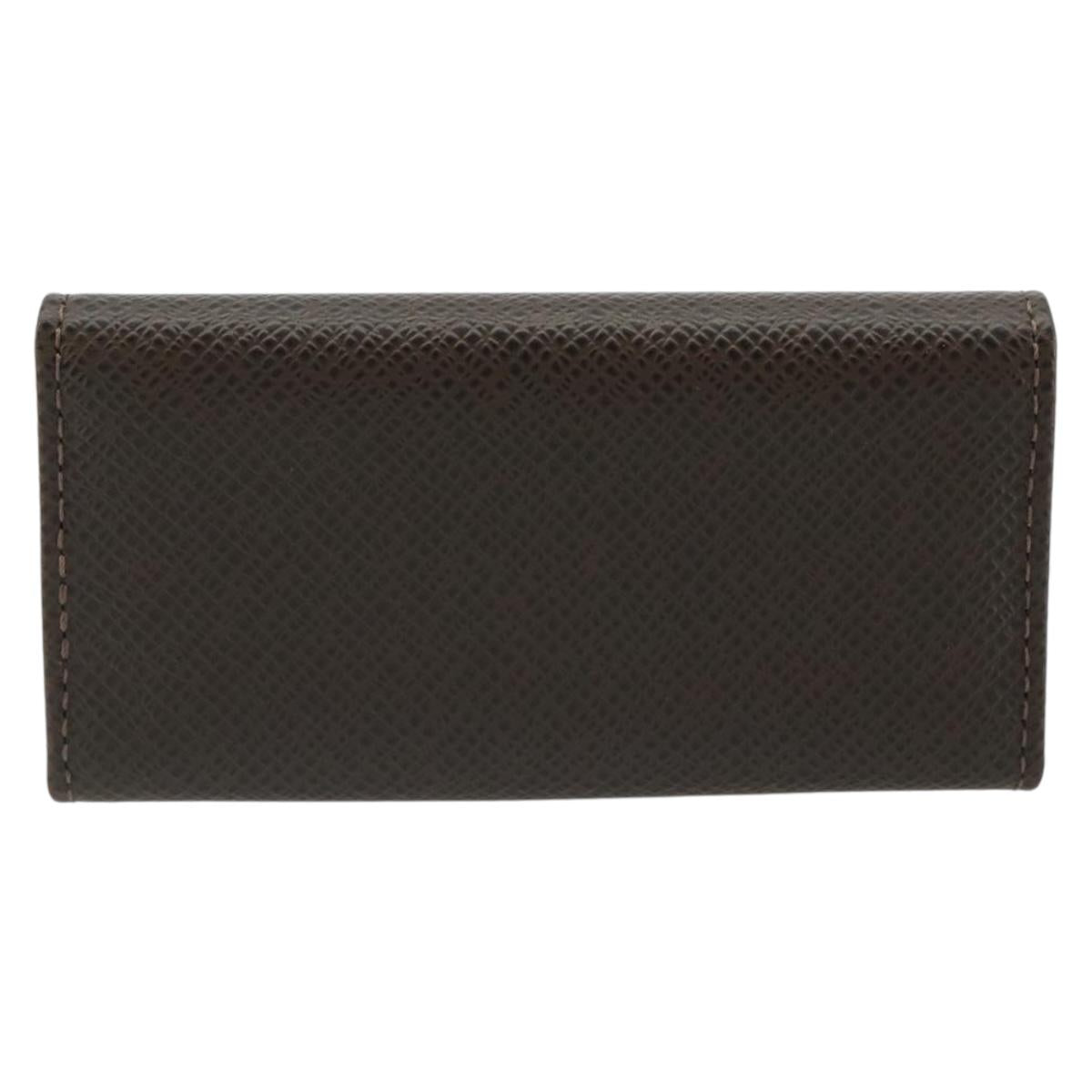 LOUIS VUITTON Taiga Multicles 4 Key Case Grizzly M30528 LV Auth 178406A