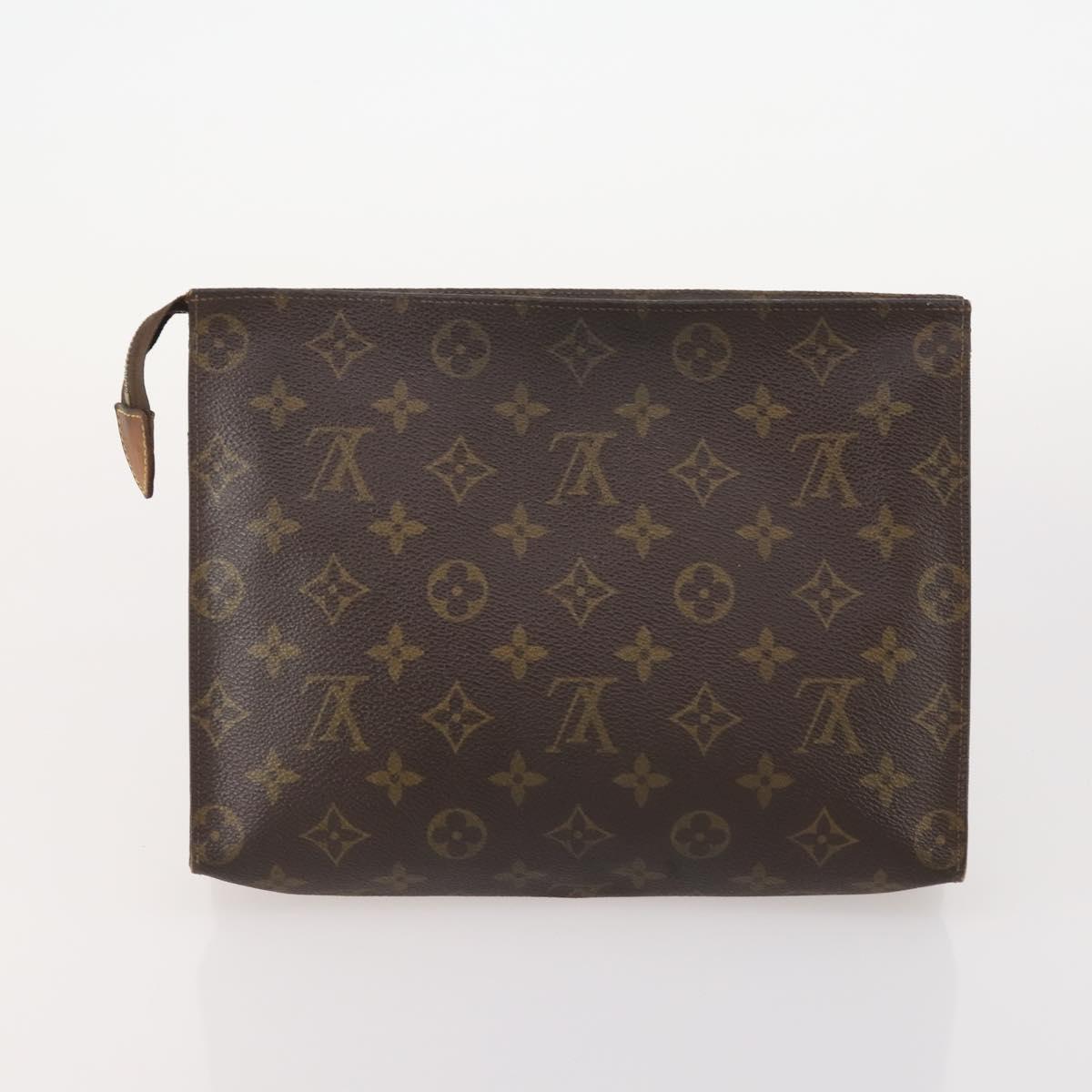LOUIS VUITTON Monogram Clutch Bag 4 Set LV Auth 178409